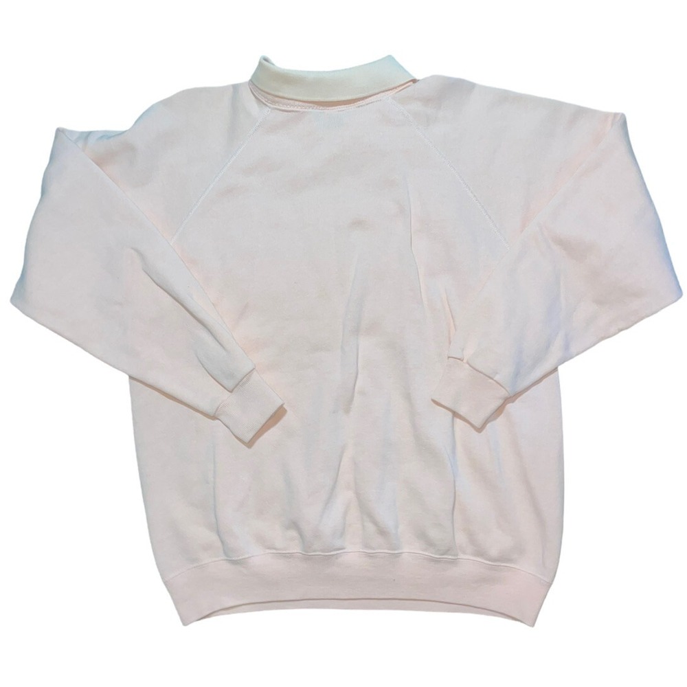 Vintage "Golf Is My Bag" Pink Crewneck Sweatshirt L 42-44 USA 80s Golf Is My Bag - Picture 4 of 4